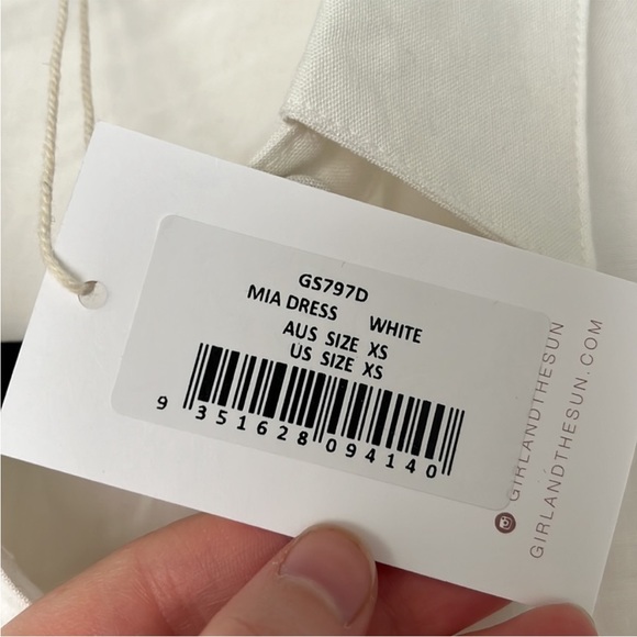 Petal and Pup Mia Long Sleeve Shirt Dress - White - Picture 12 of 14